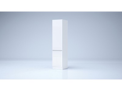 Гардероб ЛЕО 1 (бяло гланц)